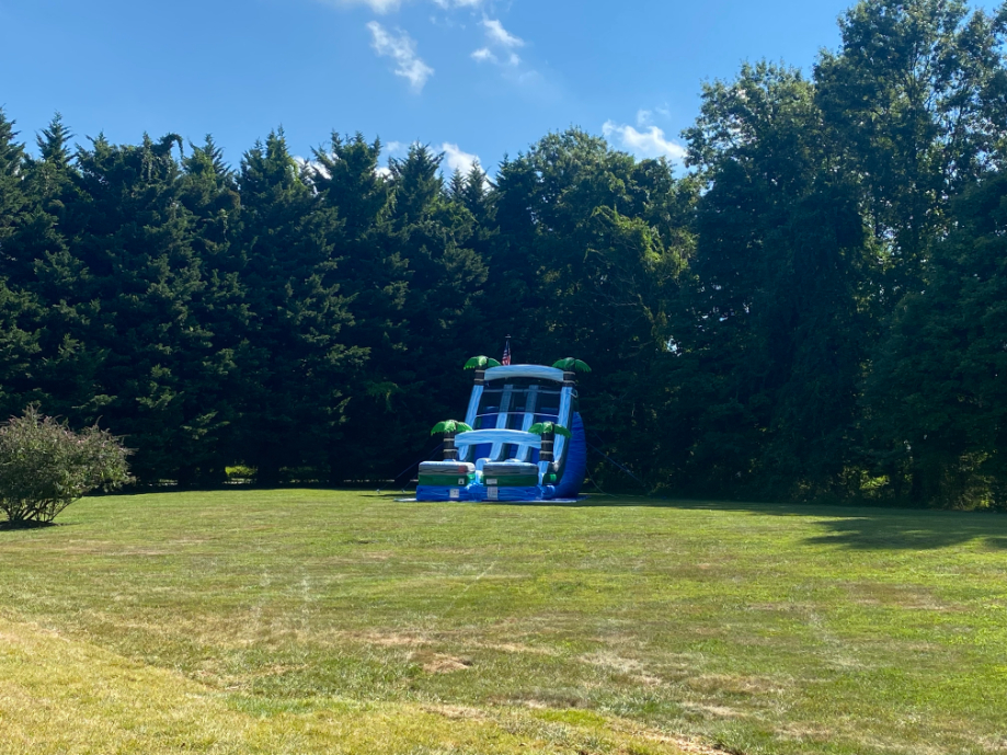 18ft water slide fallston