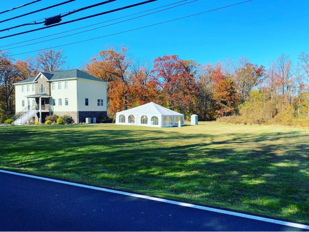 30x30 White Frame Tent in Middle River, MD