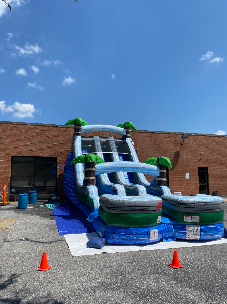 18' Dual-Lane Waterslide Rental in Cockeysville, MD