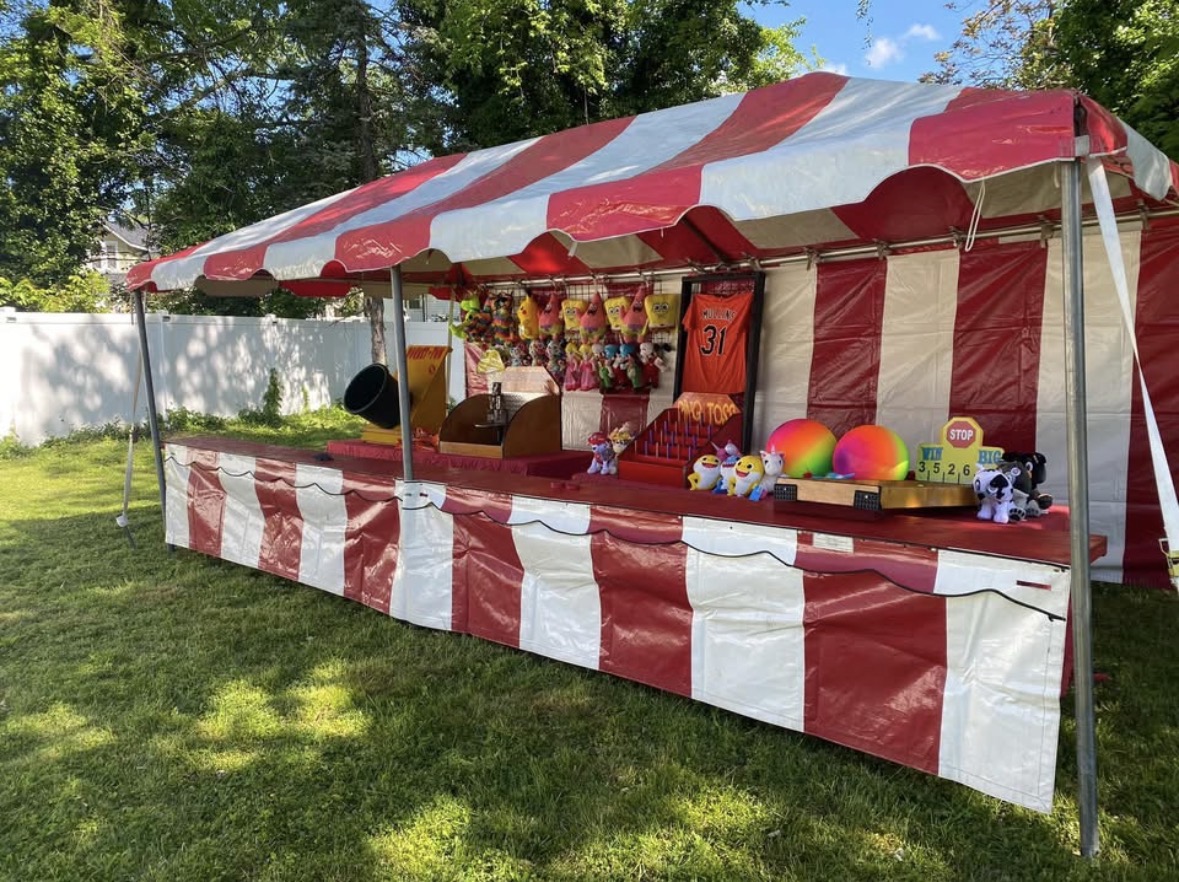 Carnival Game Booth for Backyard Graduation Party in Bel Air, MD