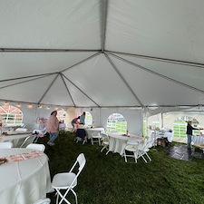 Heated-Tent-for-Backyard-Baby-Shower-in-White-Marsh-MD 2