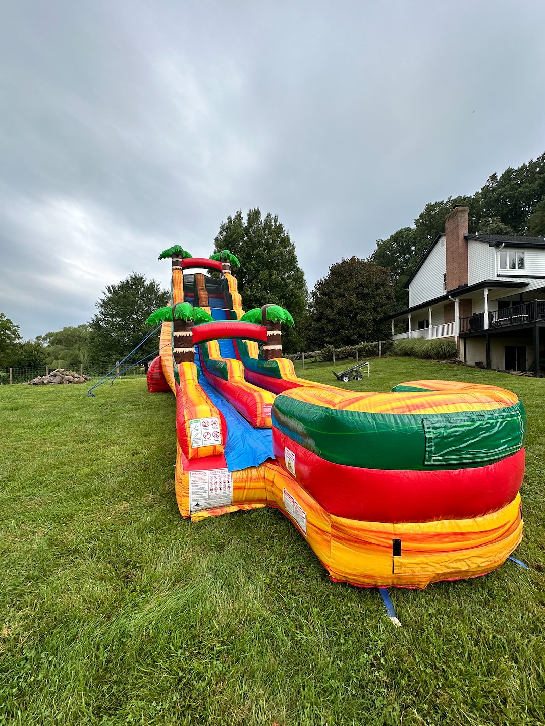 Large Inflatable Water Slide for Backyard Party in Forest Hill, Maryland