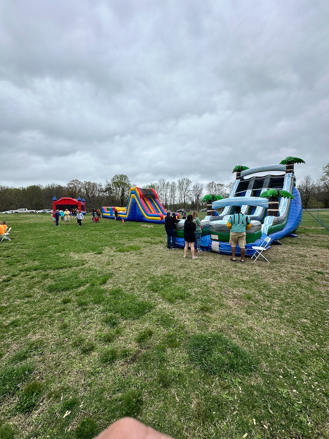 Large Slide, Obstacle Course, and Bounce House for a Large-Scale Event in Crownsville, MD