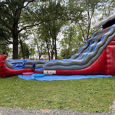 Tent-Rental-Water-Slide-and-Yard-Games-for-Backyard-Party-in-White-Marsh-MD 1