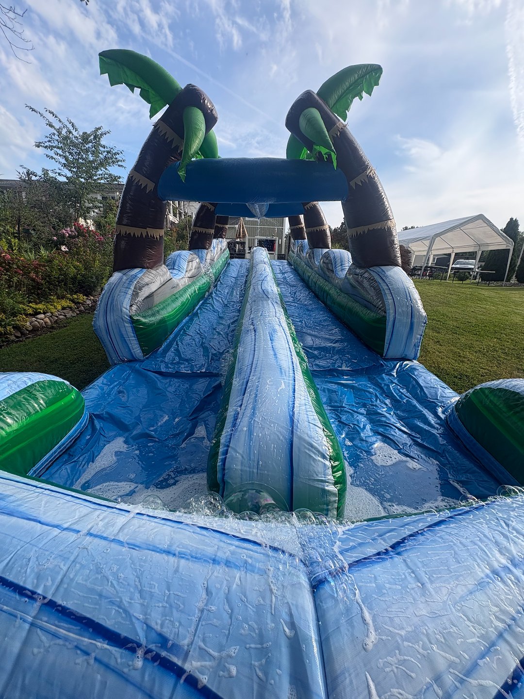 XL Waterslide for Adults and Kids for a Backyard Summer Birthday Party in Joppa, Maryland